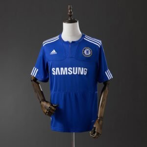 2009-2010 Chelsea Home Jersey - Royal Blue with White Shoulder Stripes