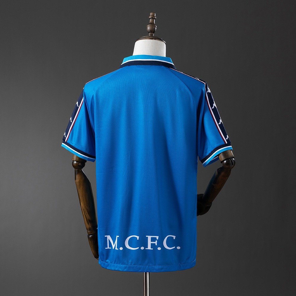 97/99 Manchester City Home Retro Jersey - back view