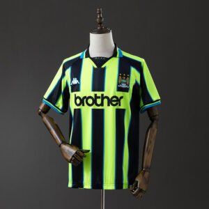 98/99 Manchester City Away Retro Jersey - front view