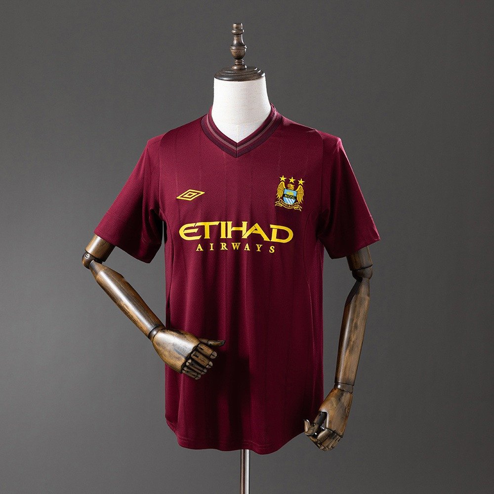 12/13 Manchester City Away Retro Jersey - front view
