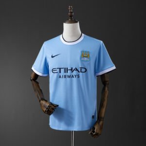 13/14 Manchester City Home Retro Jersey - front view