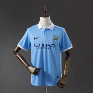 15/16 Manchester City Home Retro Jersey - front view