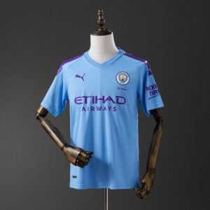 19/20 Manchester City Home Retro Jersey - front view