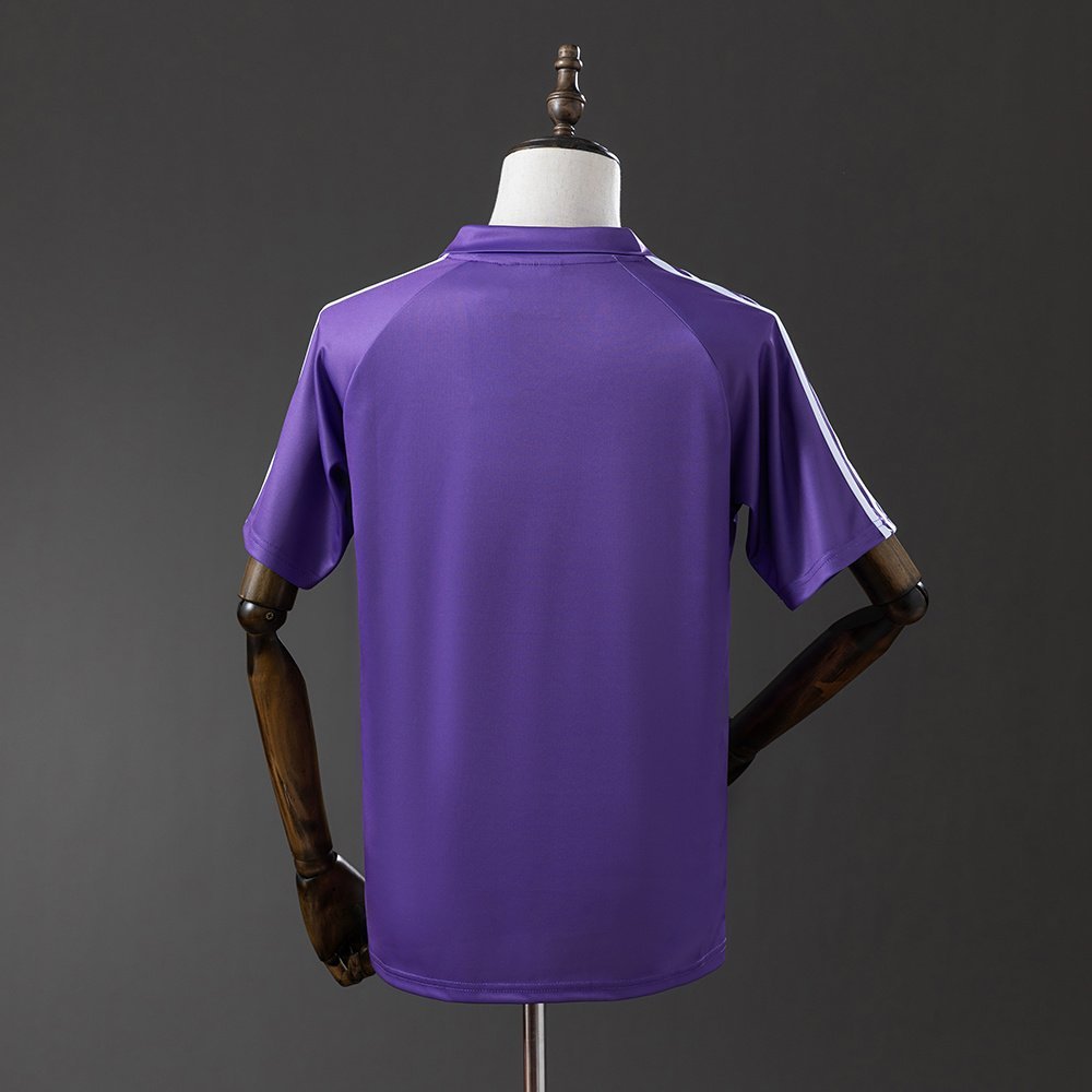 Real Madrid Away Jersey 1984-1985 - Purple with White Stripes — alternate view 1