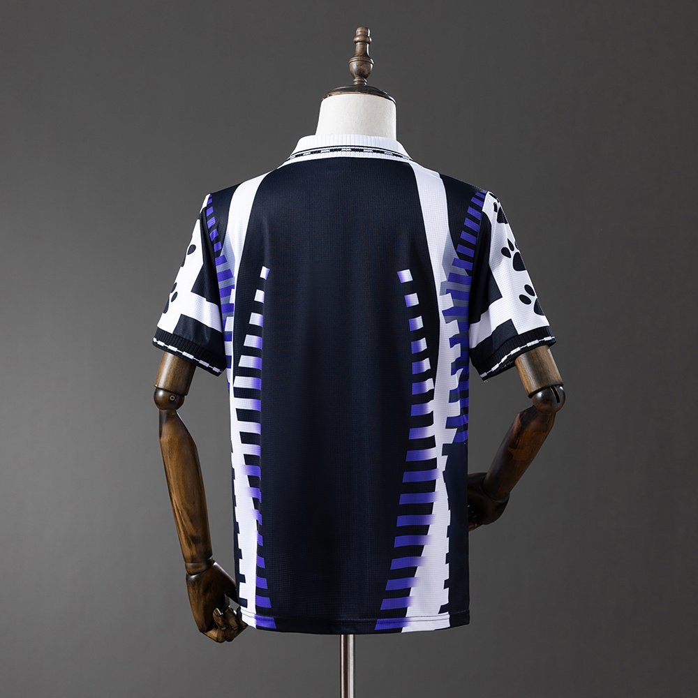 Real Madrid Third Jersey 1997-1998 - Navy with Purple and White Pattern — alternate view 1
