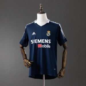 2004-2005 Real Madrid Away Jersey, Navy with White Trim — product photo