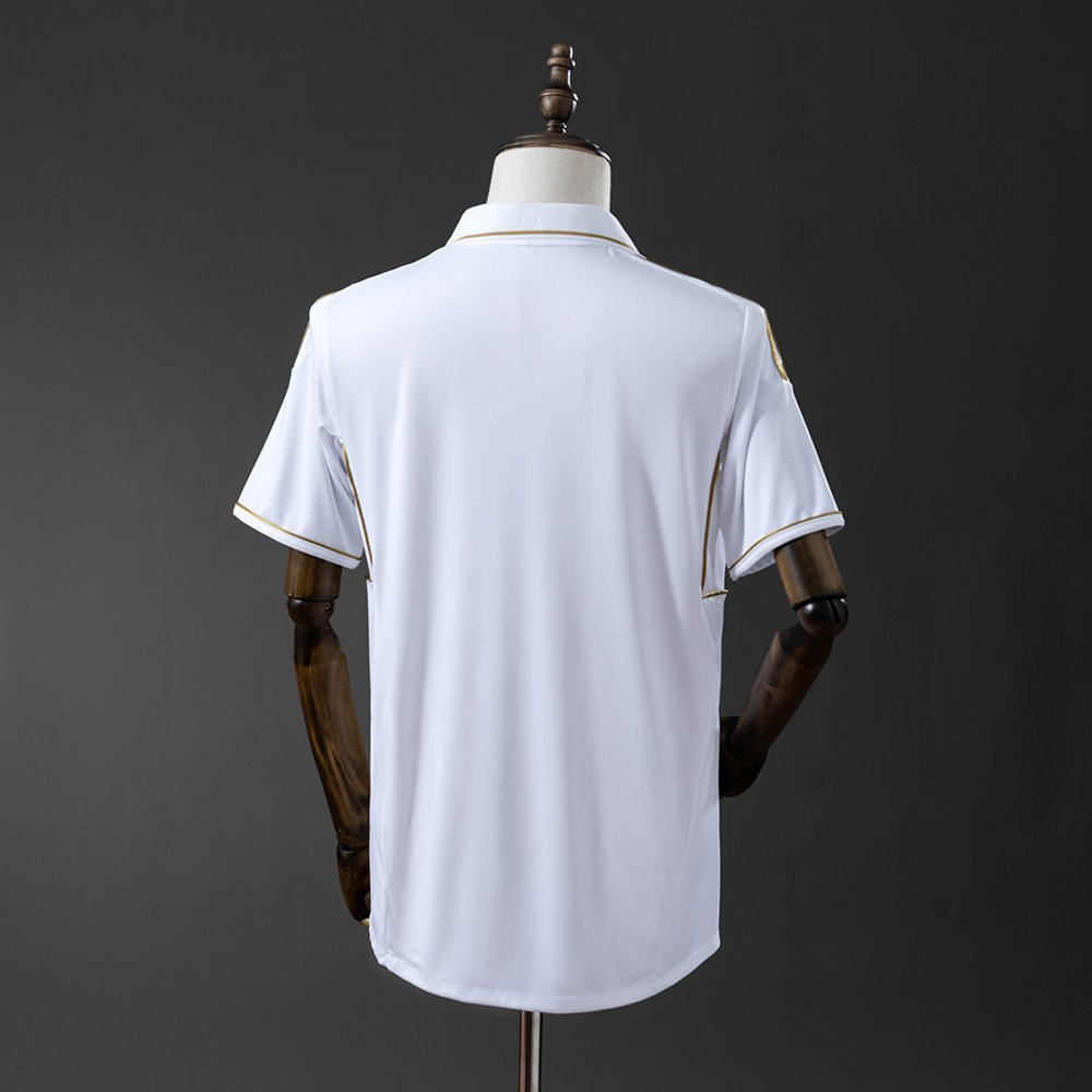 Real Madrid 2011-2012 Home Jersey in White with Gold Trim — alternate view 1