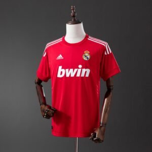 2011-2012 Real Madrid Third Jersey - Red with White Trim — product photo