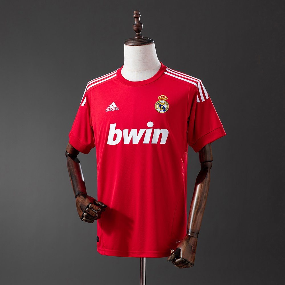 2011-2012 Real Madrid Third Jersey - Red with White Trim — product photo