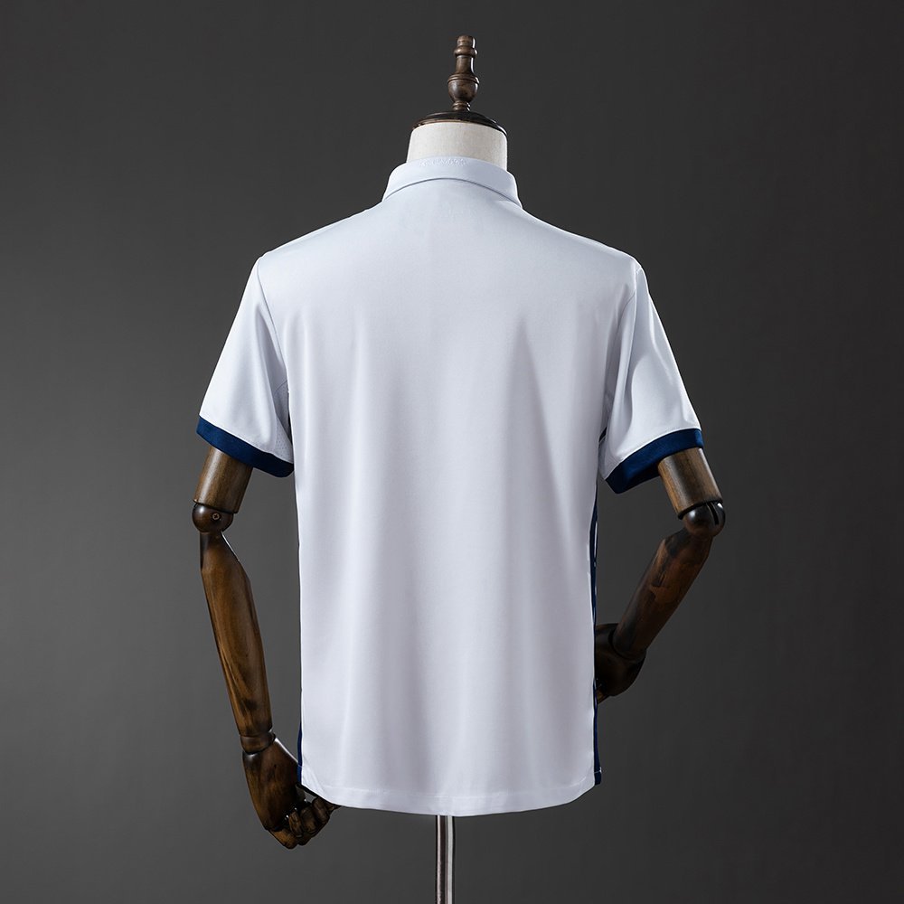 White Navy Trim Real Madrid 2016-2017 Home Jersey — alternate view 1