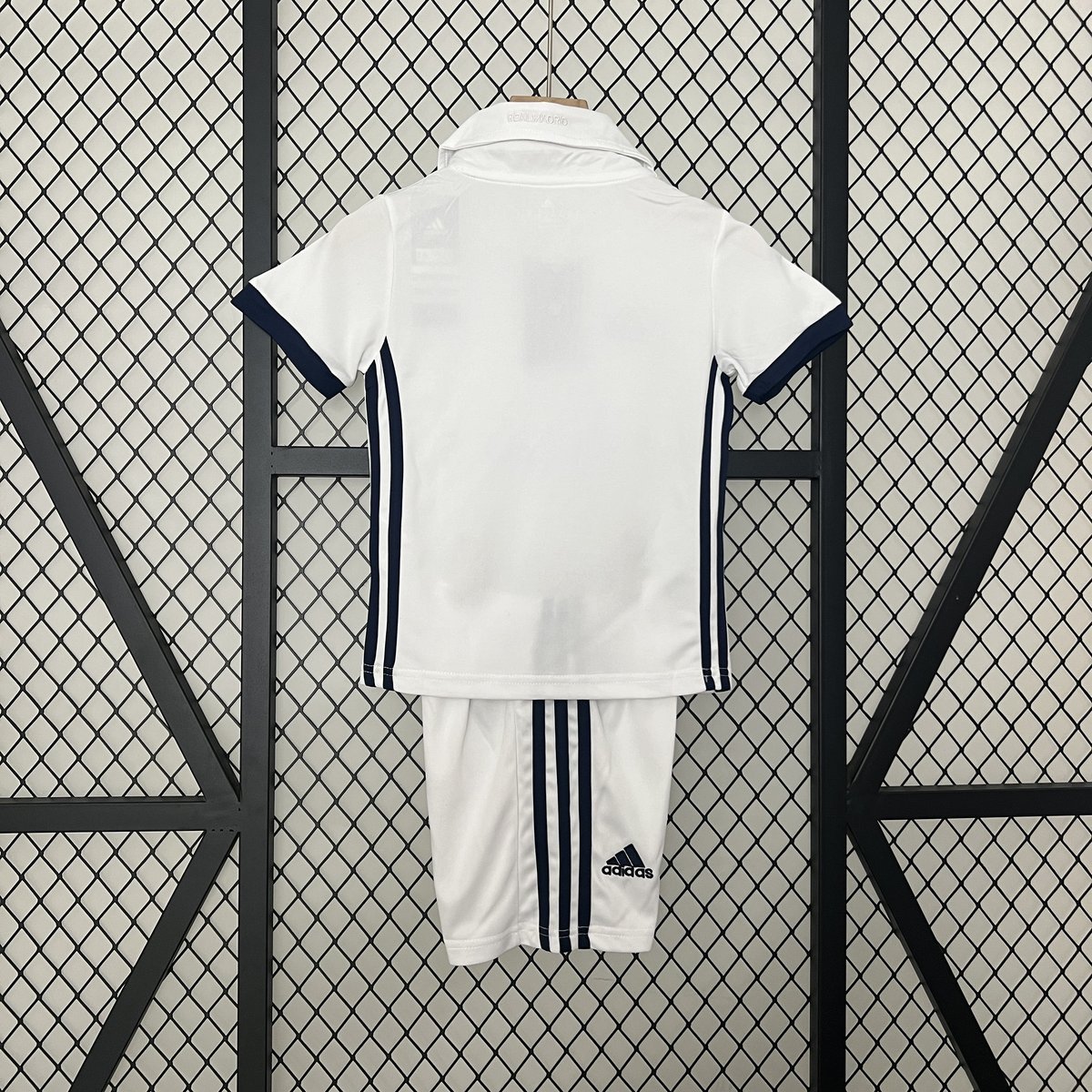 Real Madrid 2016-2017 Home Kids Kit in White with Navy Trim — alternate view 1
