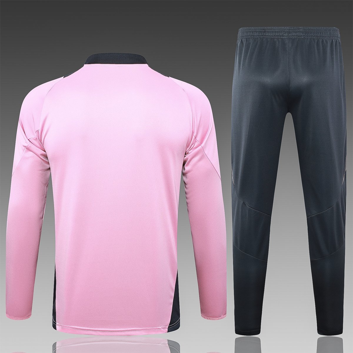 Pink Dark Grey Panels Real Madrid 2024-2025 Training Suit — alternate view 1