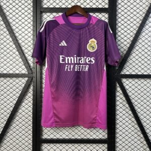 Real Madrid Goalkeeper Jersey 2025-2026 - Purple with Pink Gradient Pattern — product photo