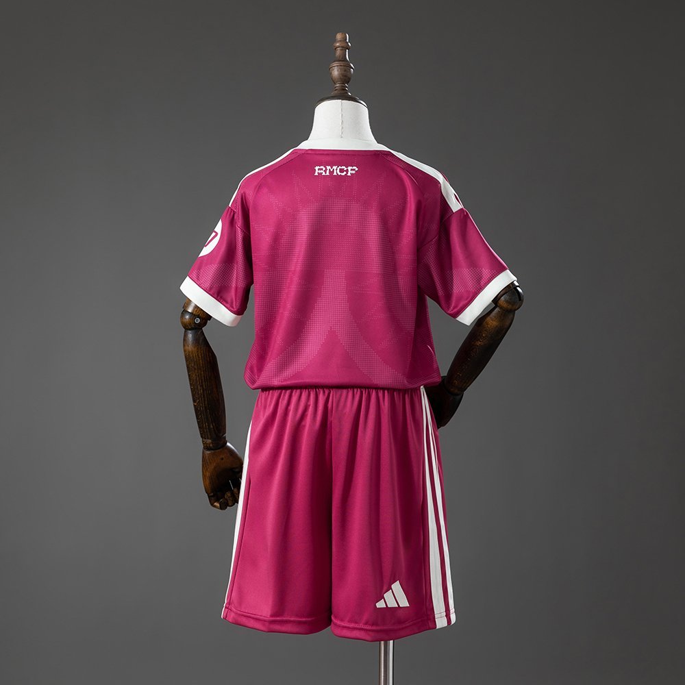 Real Madrid Third Kids Kit 2026-2027 - Pink with White Trim — alternate view 1