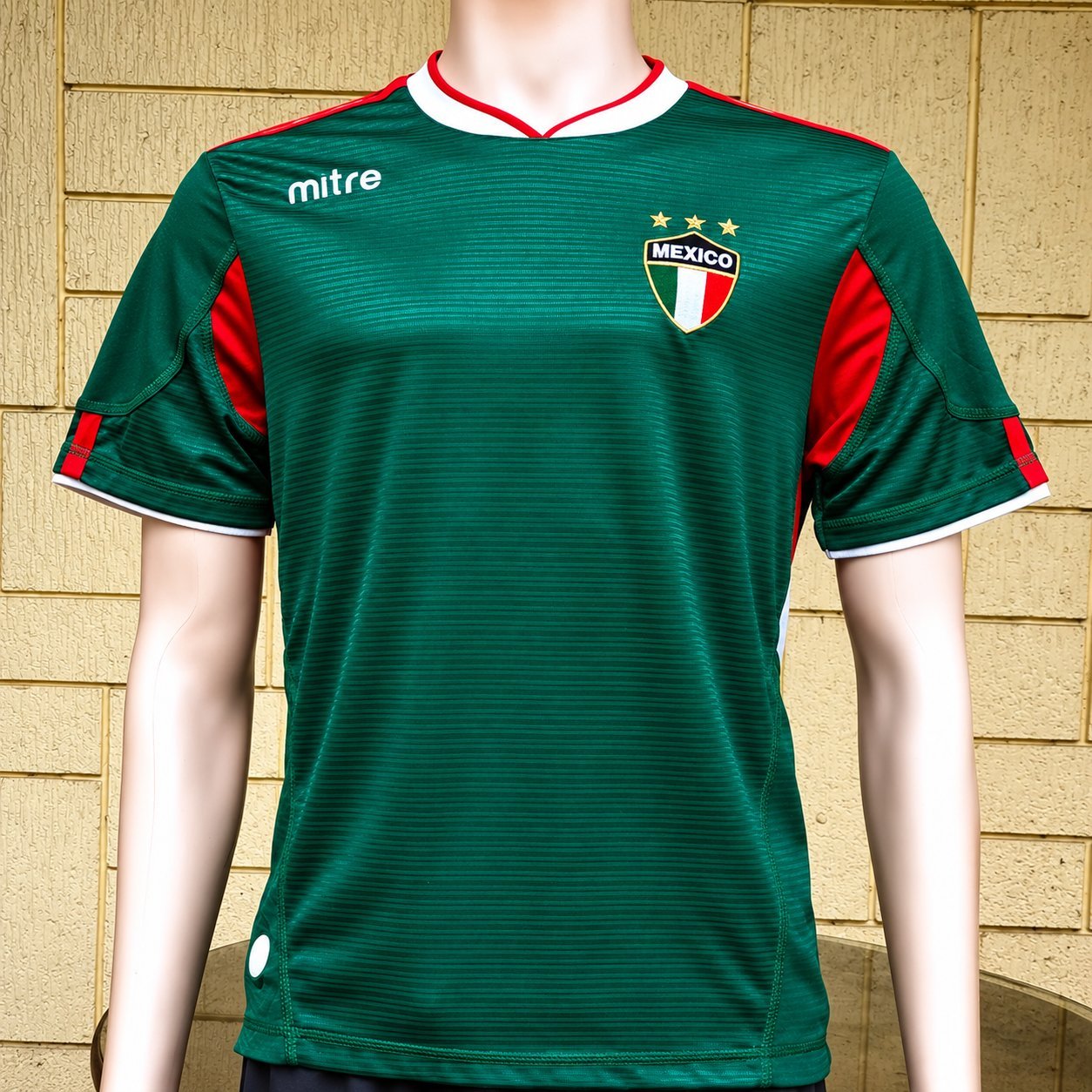 Mitre Mexico dark green jersey — modern basics