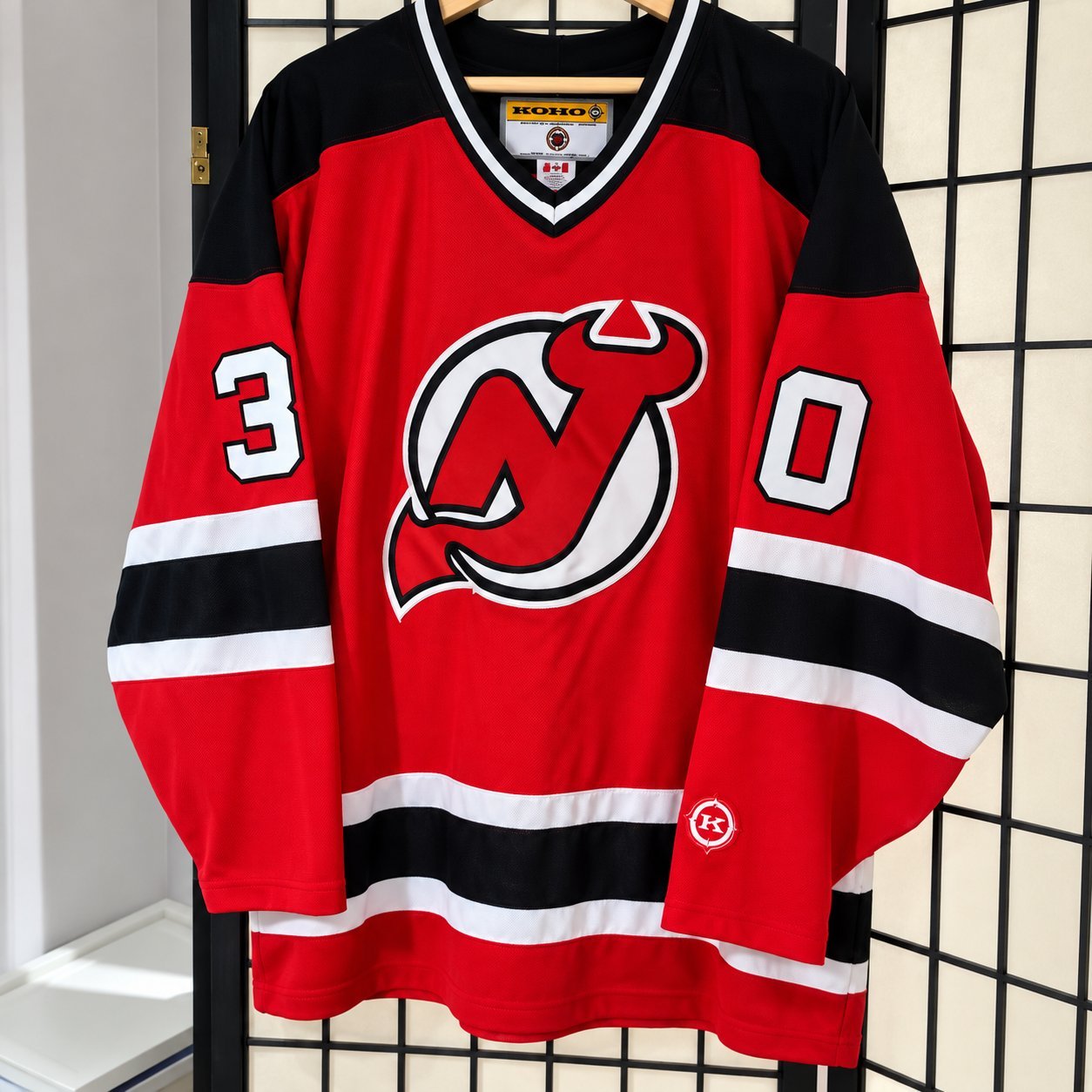 New Jersey Devils Koho-era red and black jersey #30