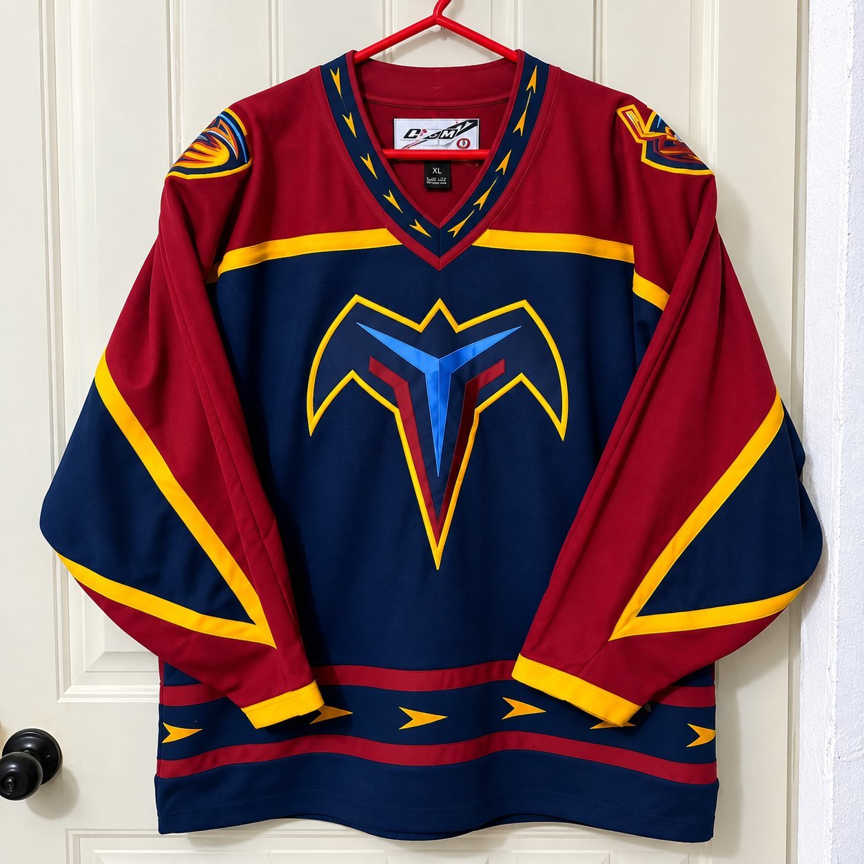 Mighty Ducks CCM-era jersey with bolt crest — vintage classic